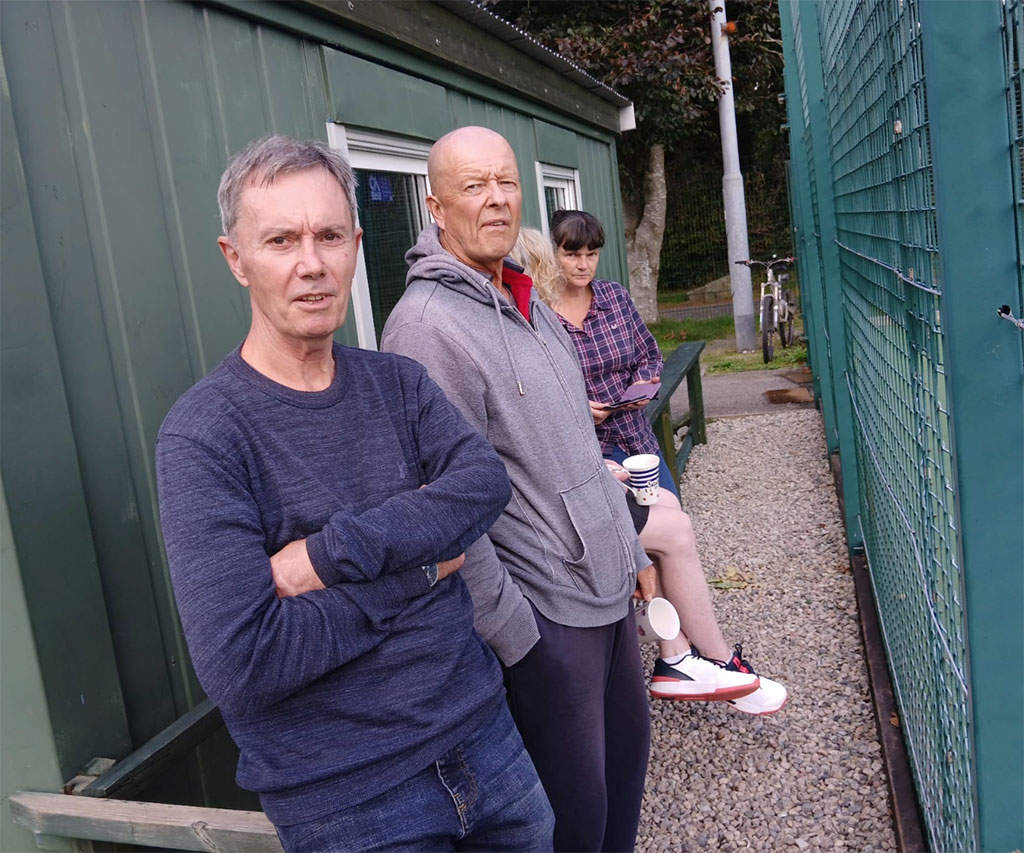 Spectators on the day